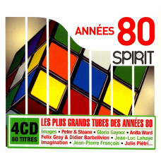 Музичний CD диск Various – Spirit Of Années 80 (Збірка хітів 80х) 4cd (Фірмовий)