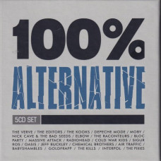 Музичний CD диск Various – 100% Alternative (5CD) (Фірмовий)