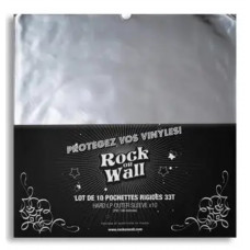Внешние конверты для пластинок Rock On Wall - 10 X Pvc 12 Inch Gatefold Outer Sleeves - 140 Micron